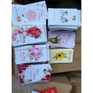 (GIAO MẪU NGẪU NHIÊN TRONG CÁC ẢNH ) SET 50 hoặc 100 chiếc THIỆP CHÚC MỪNG CÁC NGÀY LỄ