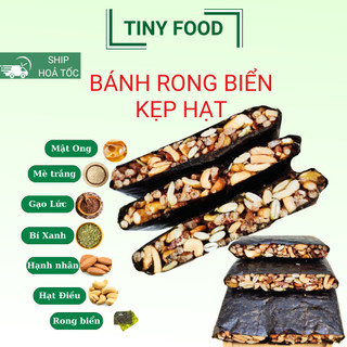 Bánh Rong Biển kẹp hạt dinh dưỡng 500gr, bánh hạt dinh dưỡng giòn béo ăn kiêng giảm cân healthy eat clean -Tiny Food (1)