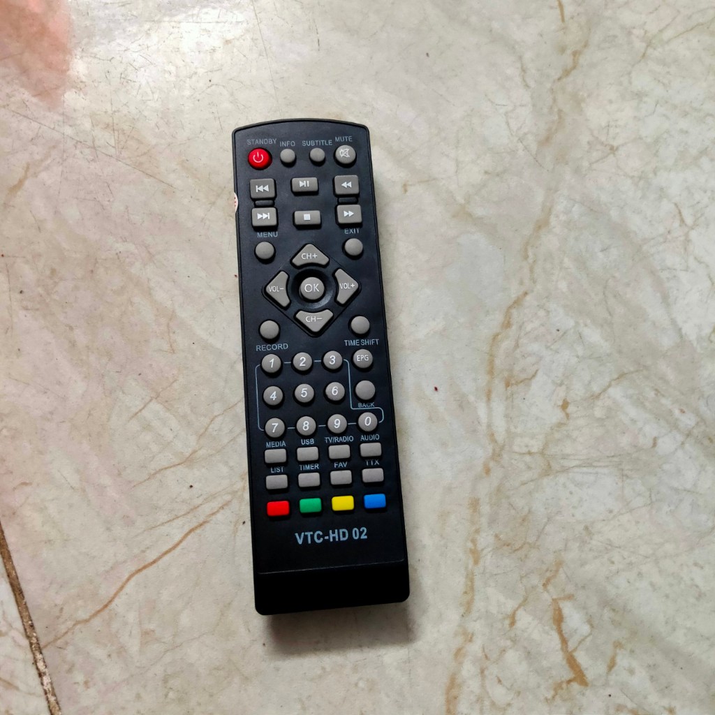 Điều Khiển Đầu Thu Kỹ thuật số VTC HD02