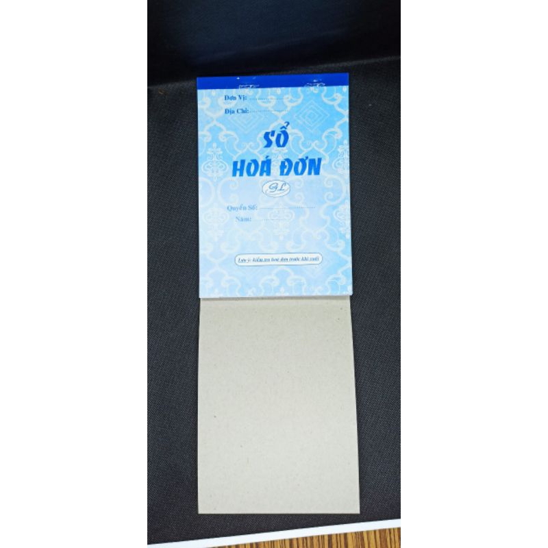 10 cuốn hoá đơn bán lẻ 2 liên (có đế lót)