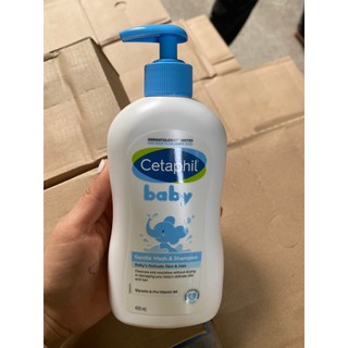 Sữa tắm và gội toàn thân Cetaphil 400ml cho bé từ sơ sinh