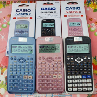 Máy tính fx-580 vnx. máy tính casio fx-580 vnx đủ 3 mầu, máy tính casio dành cho học sinh cấp 2 cấp 3, giá rẻ, chất lượn