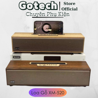 Loa bluetooth xm520 siêu bass , loa bluetooth để bàn vỏ gỗ 20w thiết kế sang trọng âm thanh trầm ấm | loa gỗ xm520