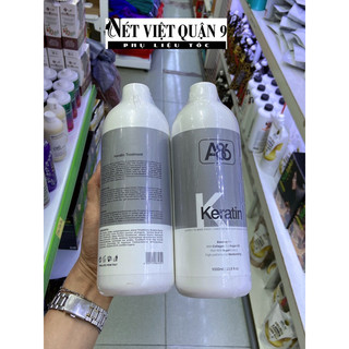 Keratin A86 phục hồi tóc hư tổn, tóc nhũn nát không bết cay nhẹ chai 1000ml