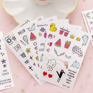 Miếng dán xăm hình cute
