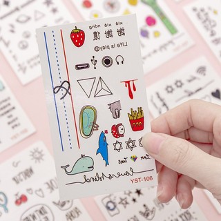 Miếng dán xăm hình cute