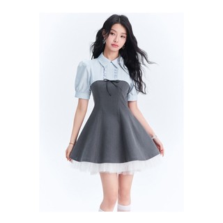 đầm xòe dáng ngắn xinh xinh cho nàng chubby ( thời trang bigsize vicky.g ) N2-2024