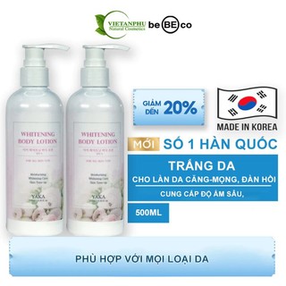 Dưỡng thể lên tông YAKA trắng vượt trội mịn màng tự nhiên