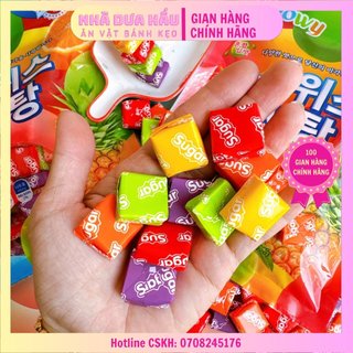 Kẹo sữa trái cây mềm mix 5 vị sugar cowy gói 300gam