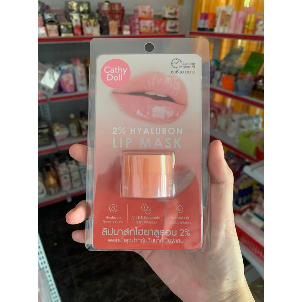 Shop'lila.Ủ MÔI LÀM HỒNG SẮC TỐ MÔI CATHYDOLL PEACH THÁI LAN - 15165