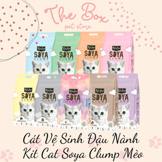 Cát vệ sinh đậu nành kit cat soya clump mèo