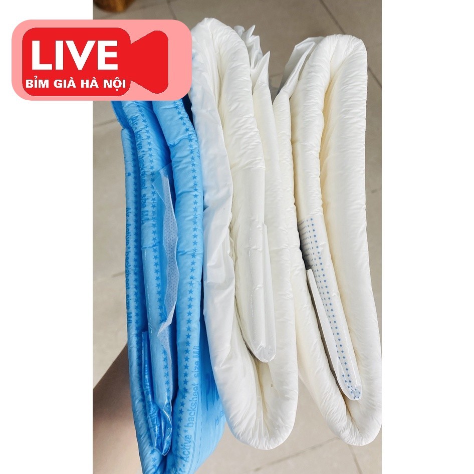 Sỉ LIVE Bỉm già Phú Đạt Combo 50 miếng Bỉm dán Đủ size ML - XL Ko vách, có