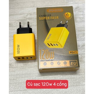 Củ sạc nhanh KO-71 4 cổng 120W