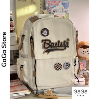 Balo đi học nam nữ thời trang phong cách ulzzang hàn quốc phối màu dày dặn B636 gaga store