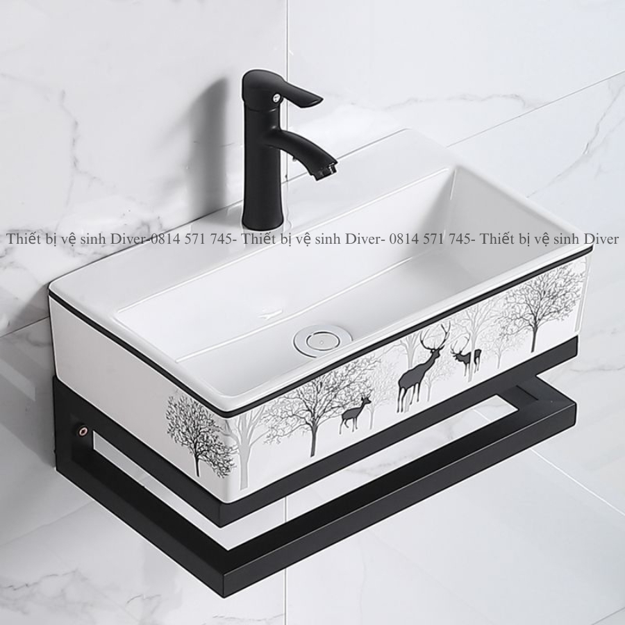 Chậu rửa mặt lavabo , chậu  Lavabo , bồn rửa mặt Lavabo , bồn Lavabo men tuyết phủ NANO trắng sáng chống bám bẩnChậu rửa