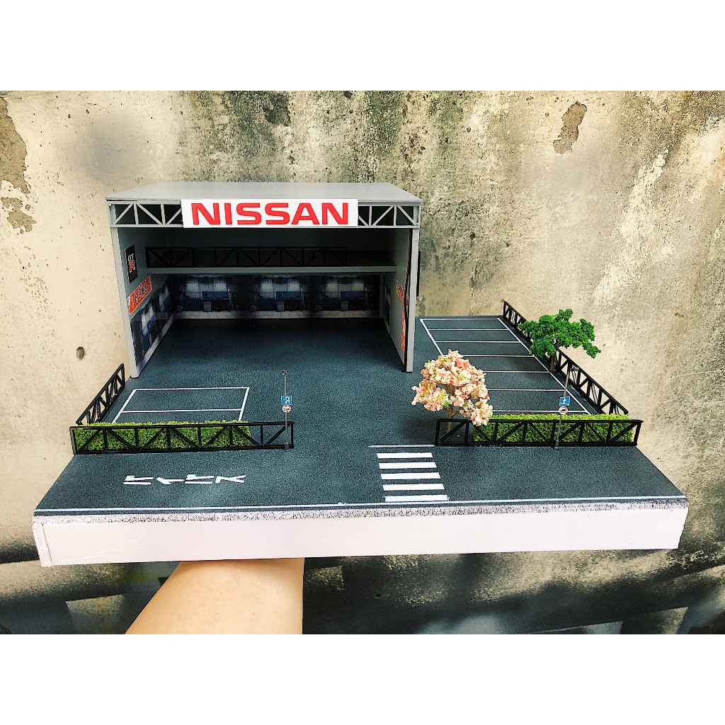 Garage dành cho mô hình xe 1/64