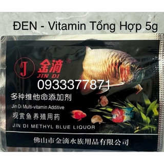 Jindi Đen 5g - Vitamin tổng hợp chuyên dụng cho cá cảnh