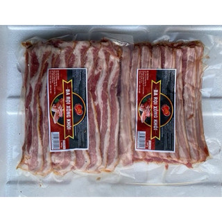 Xông khói Thịt Ba rọi heo cắt lát 500gr
