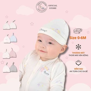 Set 2 mũ che thóp cho bé sơ sinh bé trai bé gái chaang fairy boss2024d02