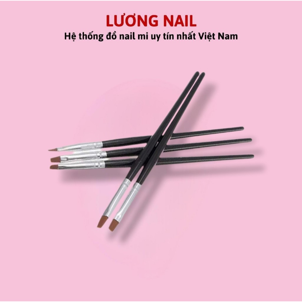 Set 5 cọ bản cán đen( 5 cây chỉ 38k)