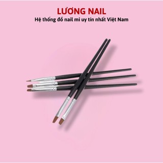 Set 5 cọ bản cán đen