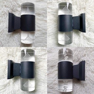 [TỒNG KHO] Đèn hắt 2 đầu chống nước LED XANH,Đèn gắn tường nội ngoại thất ánh sáng đổi 3 màu treo cầu thang ngoài trời