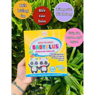 Siro ăn ngon Babyplus gold X2, hộp 30 gói