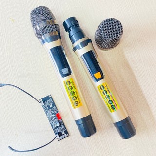 Mic không dây loa kéo chống hú sóng UHF loại 1 - T8110 , micro không dây nhạy hát nhẹ sóng siêu xa