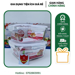 Hộp thủy tinh lock & lock nhiều dung tích tiện lợi