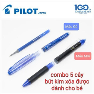 COMBO 5 CÂY BÚT TẨY XÓA ĐƯỢC PILOT FRIXION POINT CLICKER 0.5mm (MẪU MỚI)