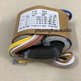 Biến thế Rcore 220V×2+6.3V×2 35W