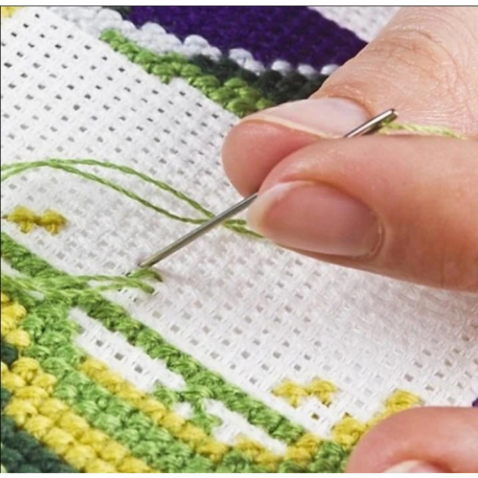 TRANH THÊU ĐỒNG HỒ - TỰ THÊU