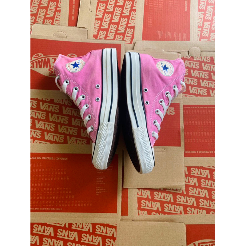 GIÀY SNEAKERS CONVERSE CỔ CAO SIZE 36.5/37/23c  (REAL/2HAND)(CÓ BẢO HÀNH)