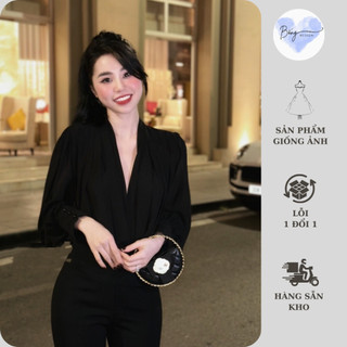 Áo Sơ Mi Thiết Kế Vạt Chéo Sang Chảnh