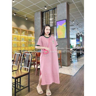 Váy Xuông Viền Tay