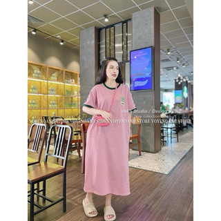 Váy Xuông Viền Tay