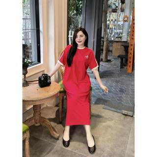 Váy Xuông Viền Tay