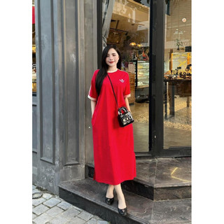 Váy Xuông Viền Tay