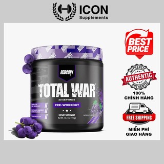 Pre workout total war - hỗ trợ tỉnh táo, tăng sức bền, sức mạnh