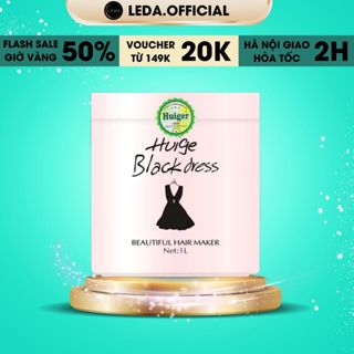 Huiger black dress Kem ủ tóc collagen phục hồi tóc uốn, ép, nhuộm, gãy rụng, chẻ ngọn Dầu xả tóc huiger 1000ml