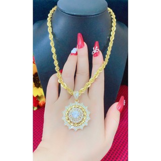 Dây chuyền nữ mạ 18.k cao cấp