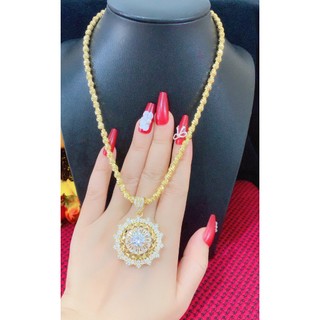 Dây chuyền nữ mạ 18.k cao cấp