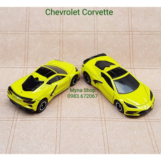 Đồ chơi mô hình xe tomica không hộp, Chevrolet Corvette.