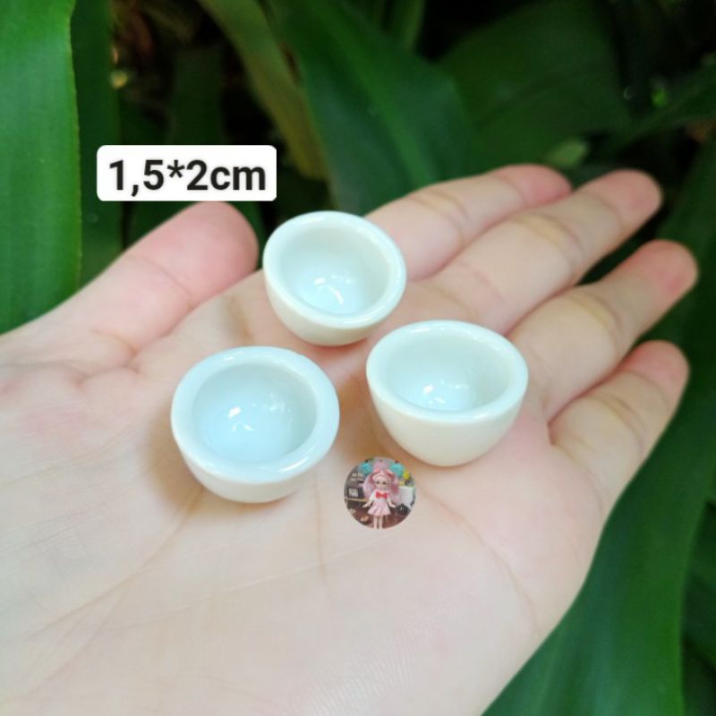 Ly sành tí hon 2cm