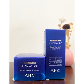 Combo 4 dưỡng ahc premium ex hydra b5 biome capsule cream 50ml