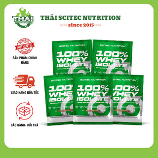 Whey Protein | Combo GIÁ SỐC 5 gói sample Whey Isolate | Chính hãng Scitec Nutrition