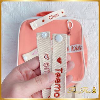 [ THÊU TÊN ] Tag tên, name tên balo cho bé (Thêu Tên Theo Yêu Cầu)