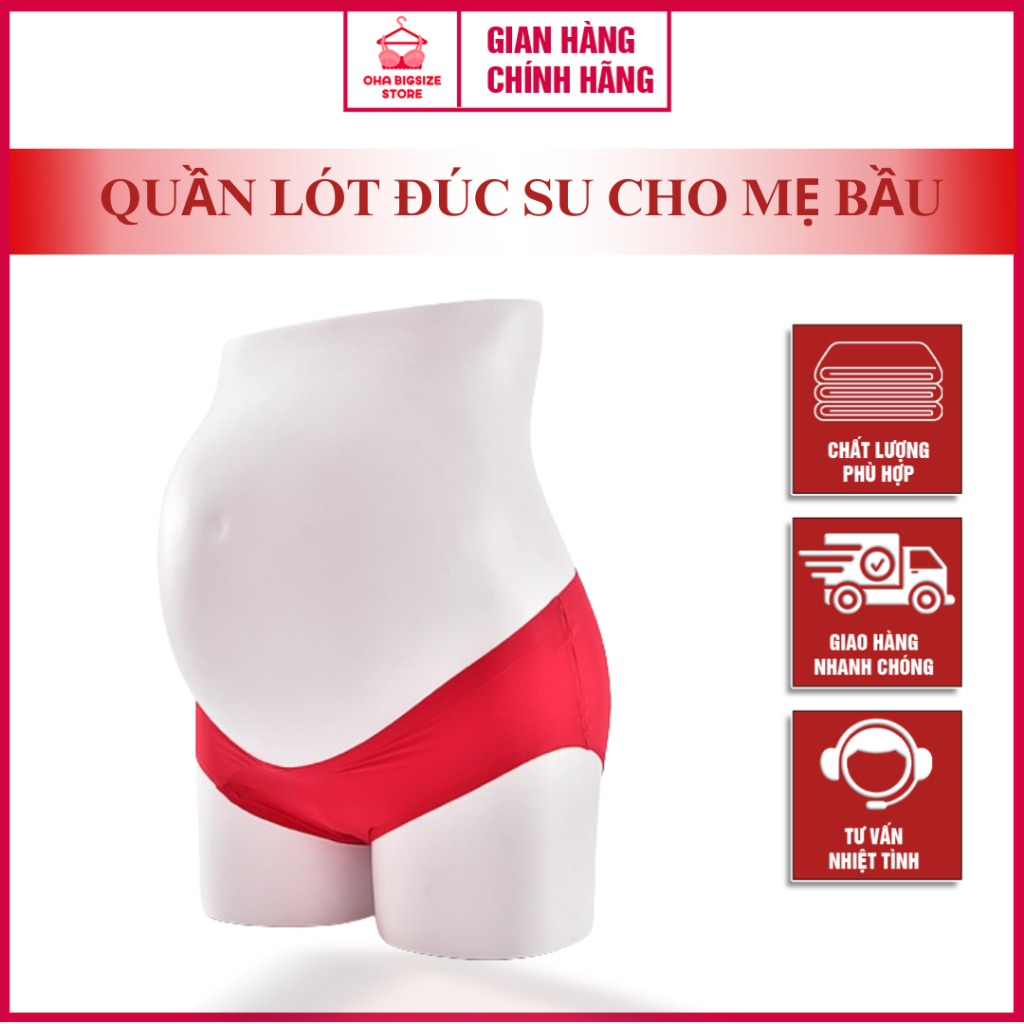 Quần Lót Bầu đúc su, cạp chéo, kháng khuẩn OHA Bigsize Store