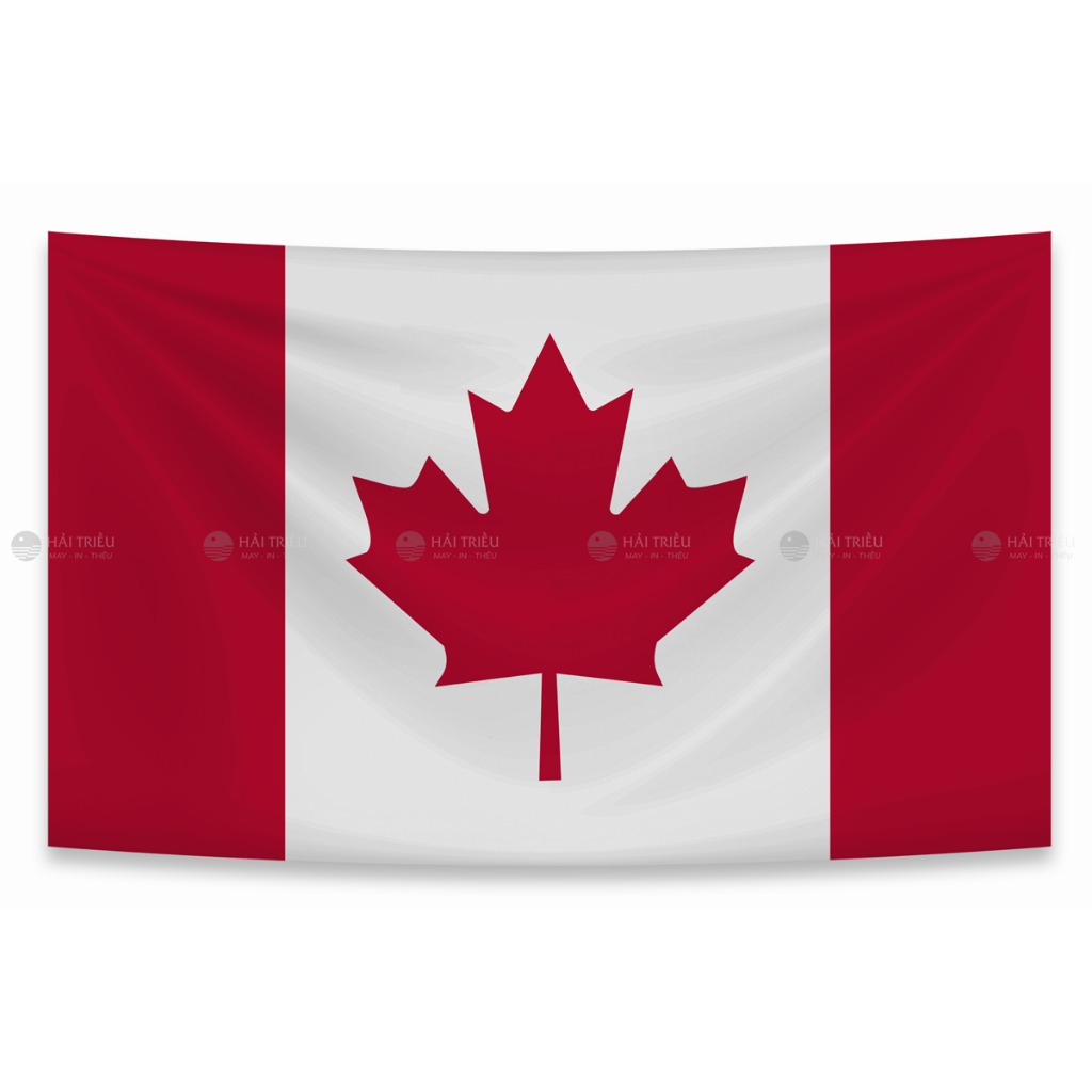Lá cờ Canada [Vải Kate cao cấp]