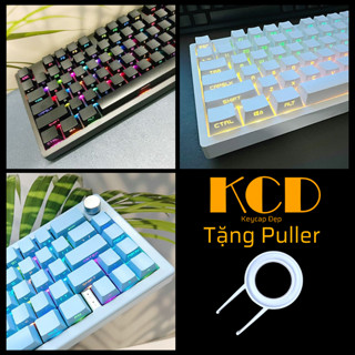 Keycap xuyên led double shoot ninja side print khắc cạnh, dùng cho bàn phím cơ mạch xuôi (led ở gần cạnh dưới)
